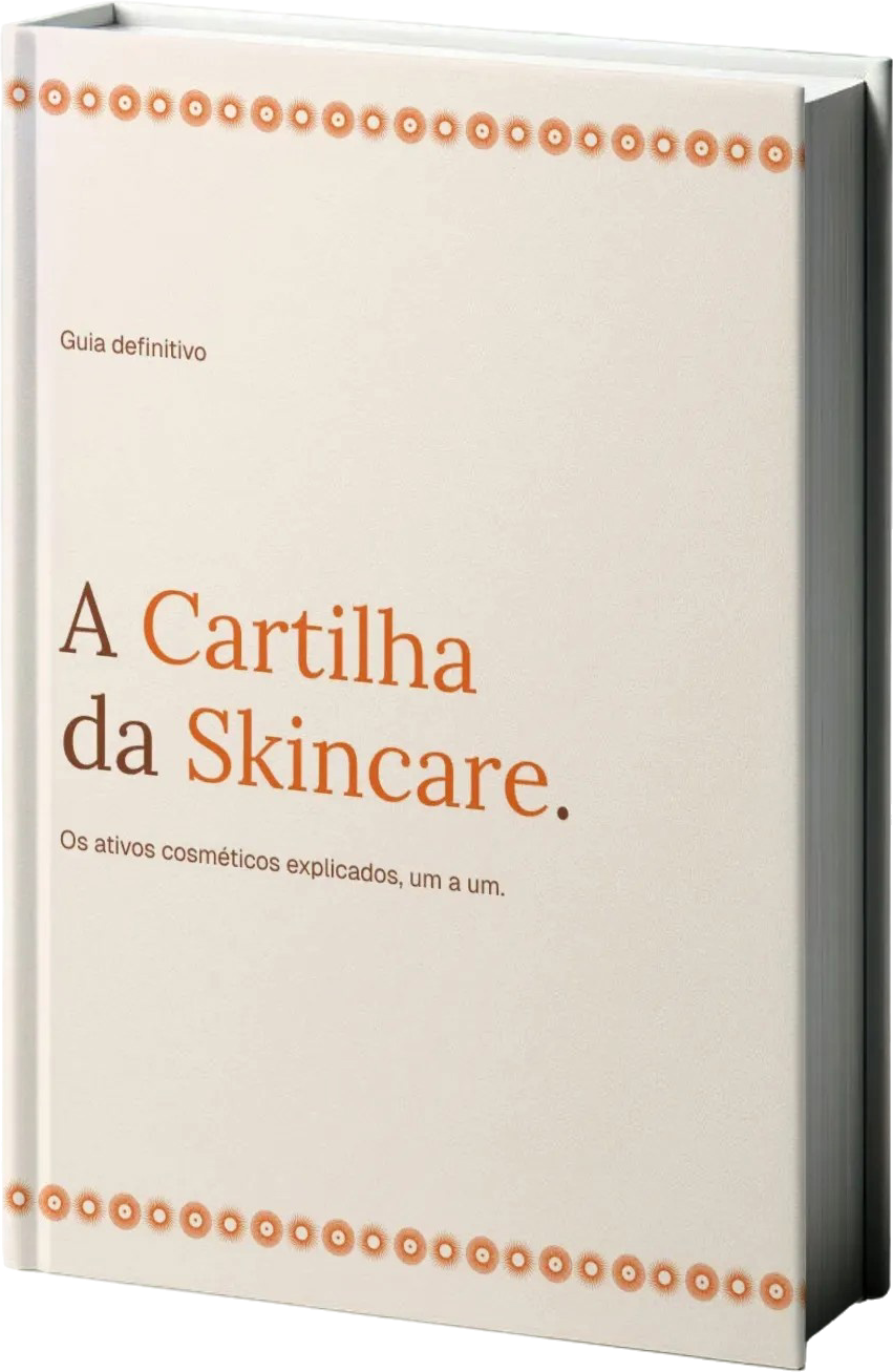 A Cartilha da Skincare — capa do guia em PDF.